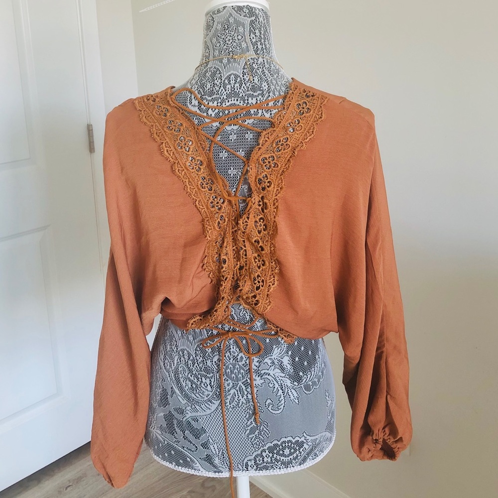 Embroidery blouse shirt Cognic color - Picture 3 of 6